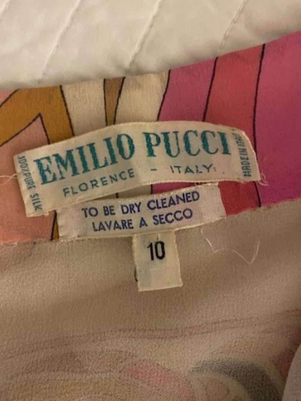 Emilio Pucci 1960's mini dress, size ~US 4-6 - Picture 5 of 5